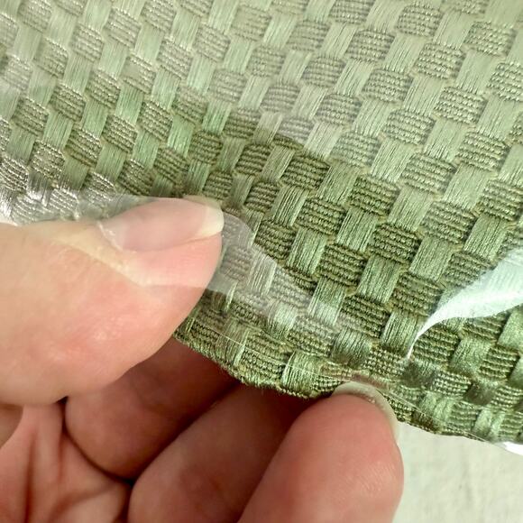 Food Network Set 4 New Open Package Green Terrine Textured Cotton Poly Napkins - Picture 4 of 6